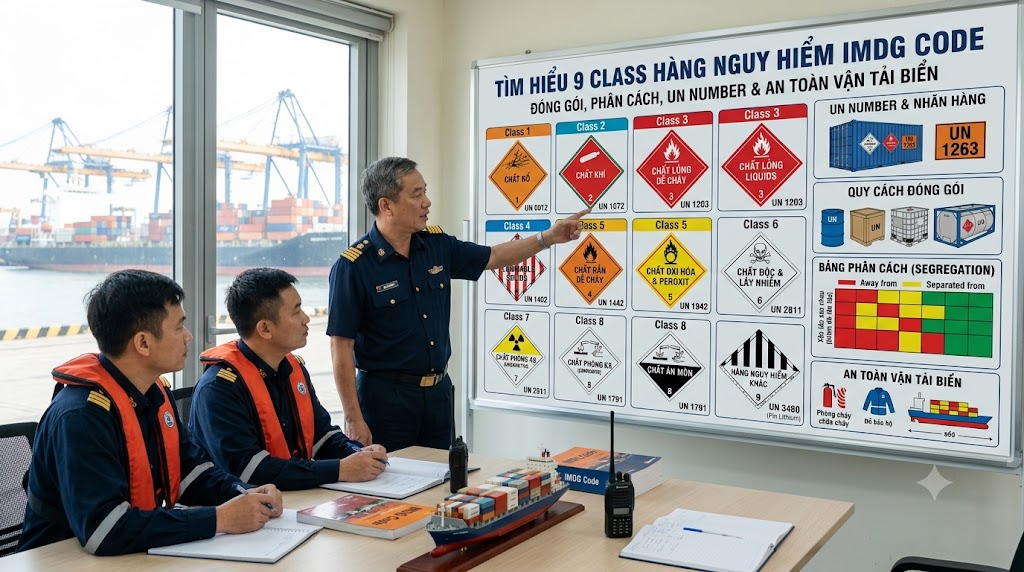 9 Class hàng nguy hiểm IMDG Code